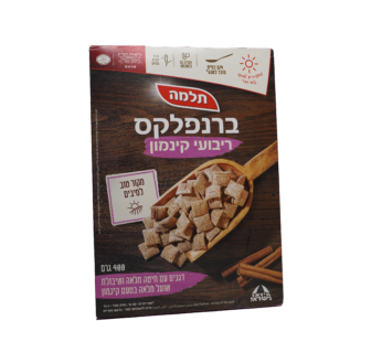 קורנפלקס ריבועי קינמון 400 גר'
