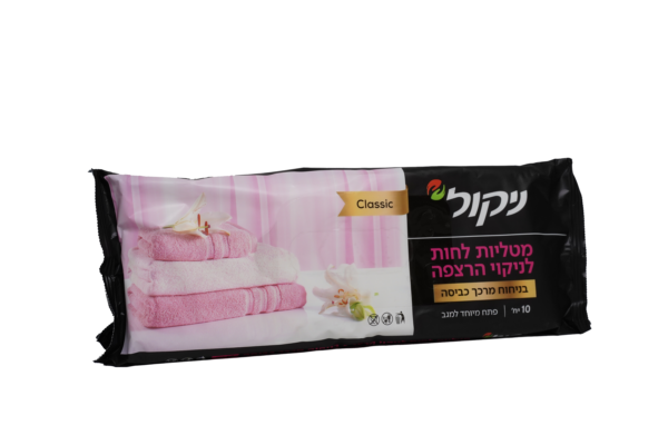מטליות לחות לרצפה בניחוח מרכך כביסה ניקול