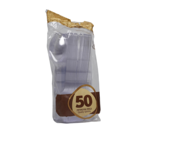כפות 50 יח' שקוף/קרם